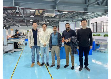 Middle East Qatari customers visit our factory